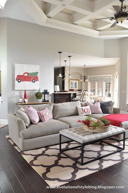 Arhaus sectional in great room