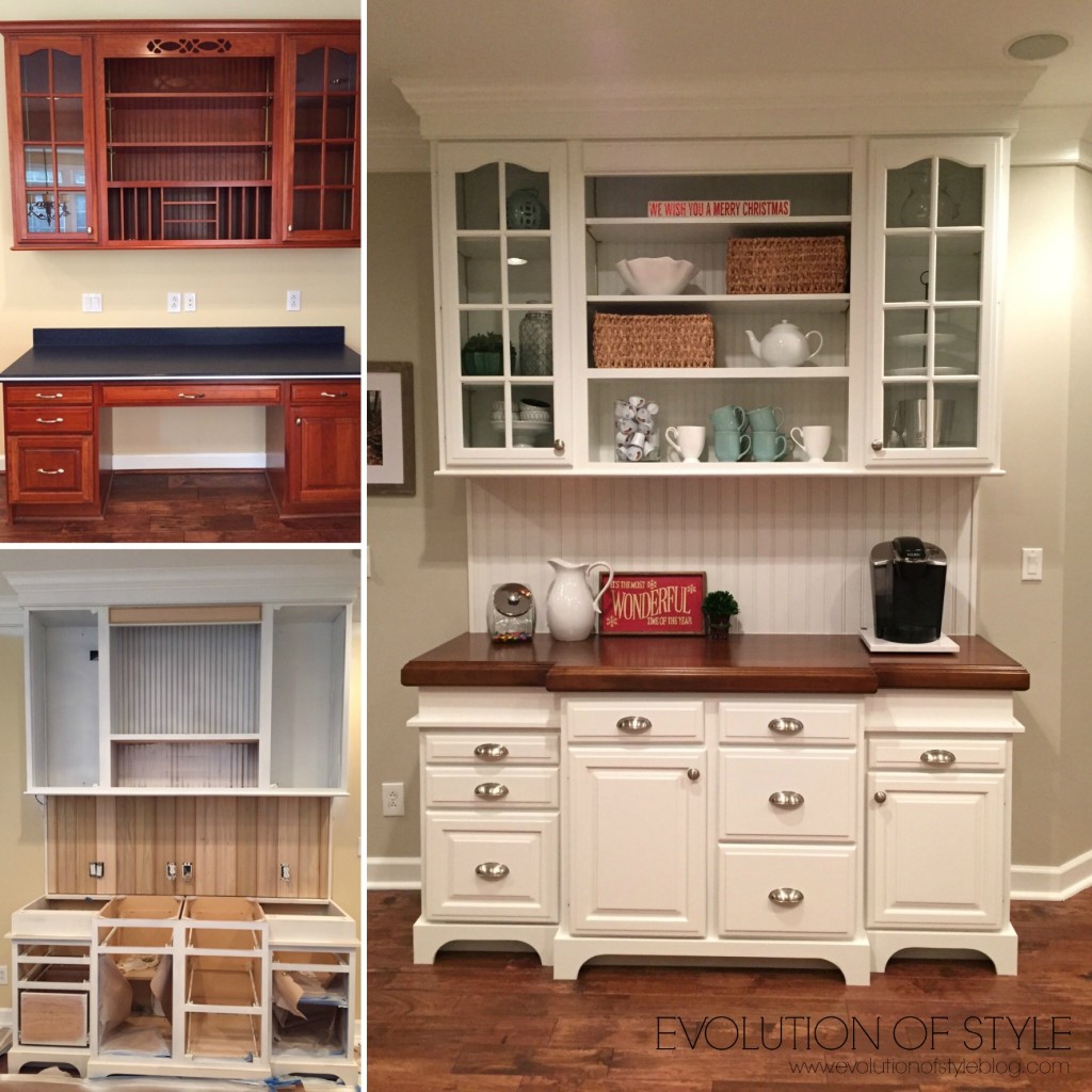 Painted Kitchen Cabinet Transformation