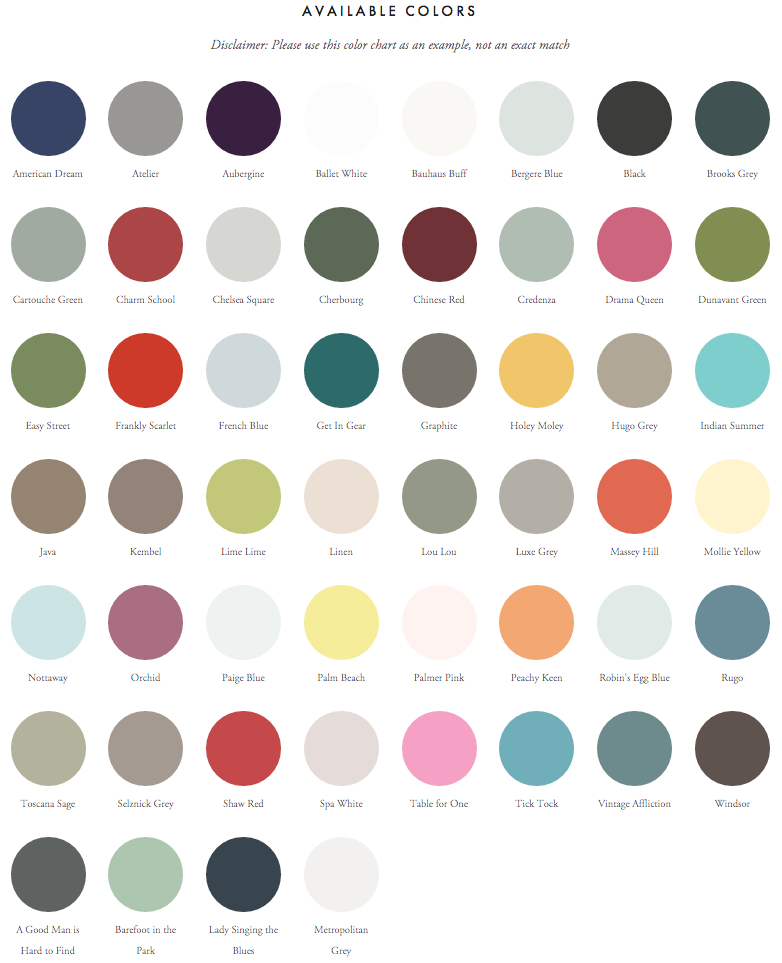 amy howard at home color chart