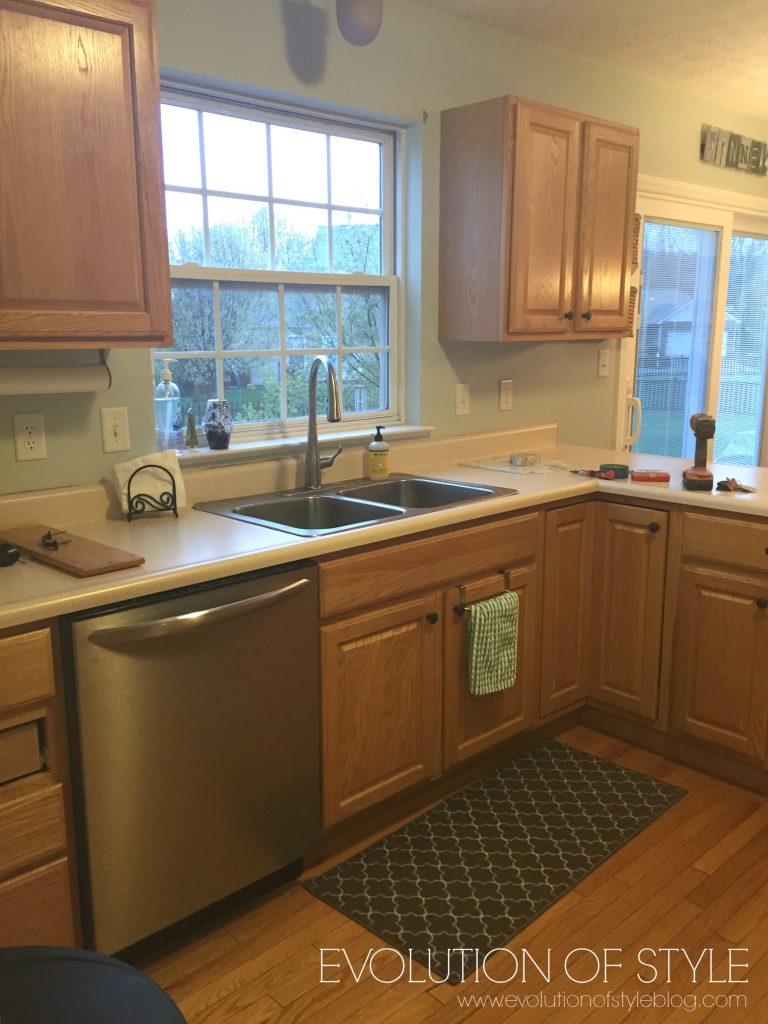 Oak Kitchen Before