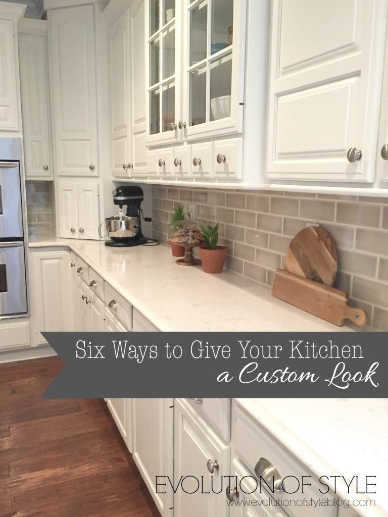 Six Ways to Give Your Kitchen a Custom Look