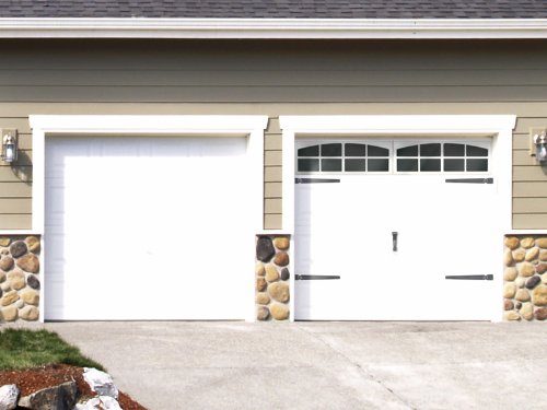 Simulated Garage Door Window