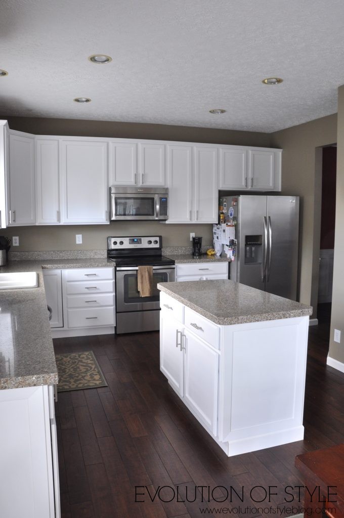 Painted White Kitchen