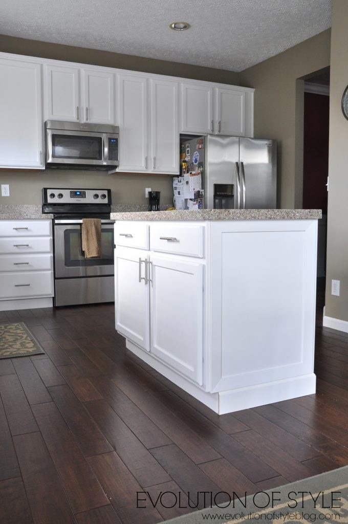 Painted White Kitchen