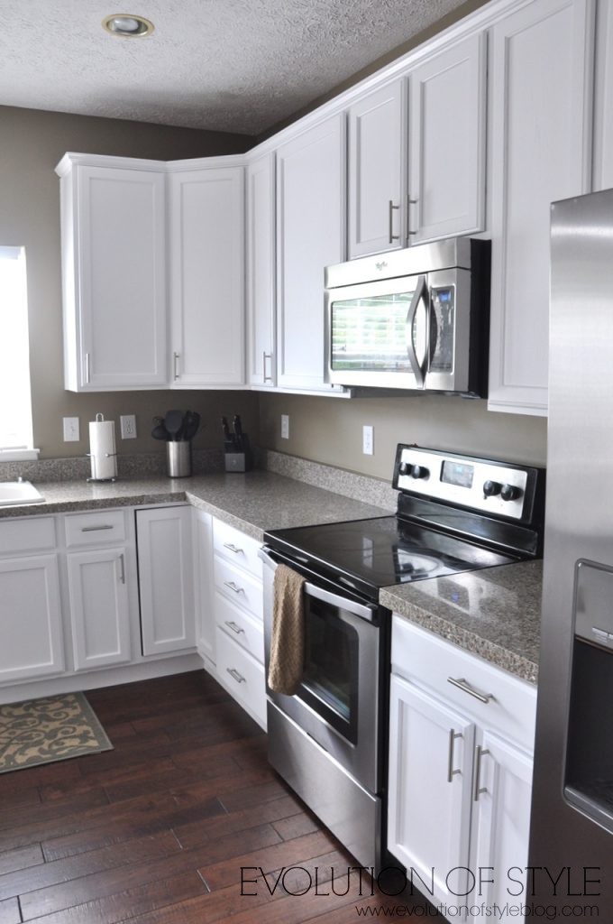 Painted White Kitchen