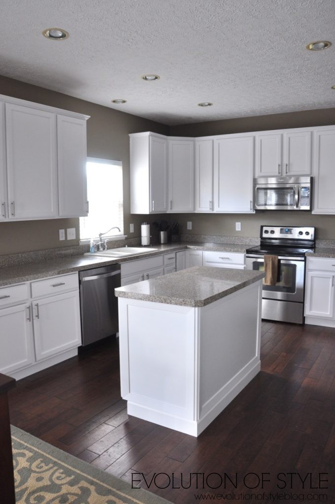 Painted White Kitchen