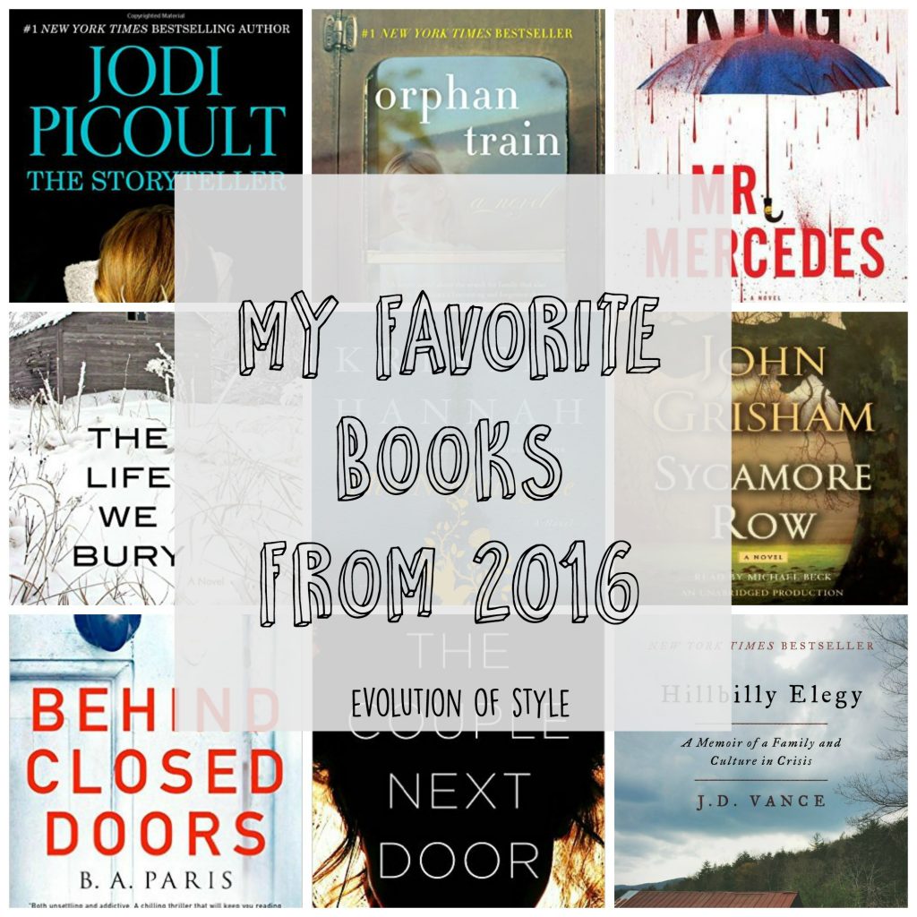 Favorite Books of 2016