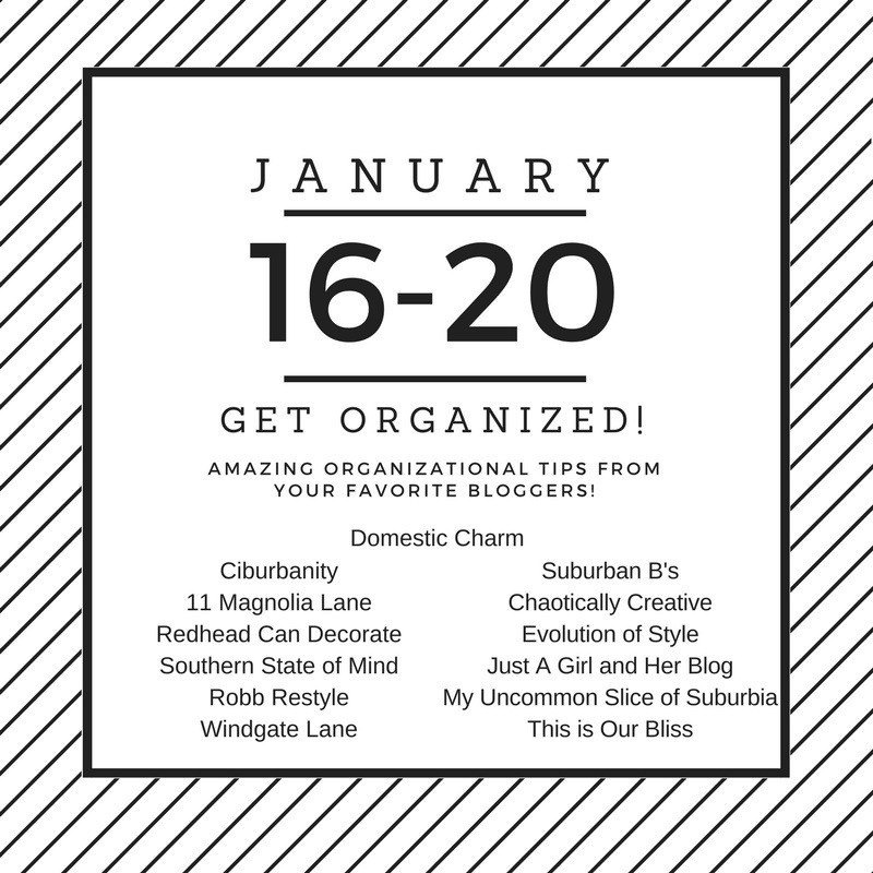 Get Organized Blog Hop