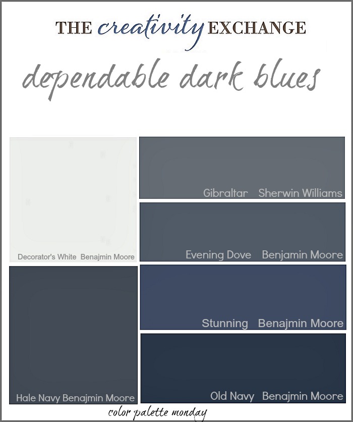 Popular Navy Blue Paint Colors