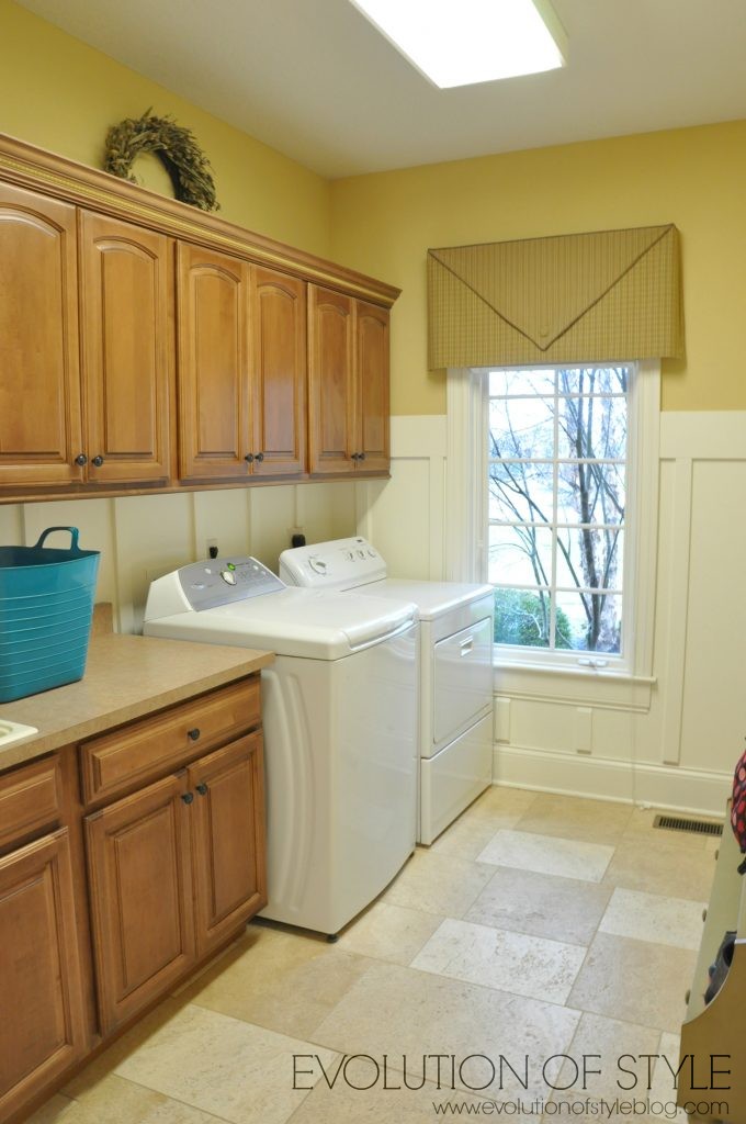 Laundry Room with Board and Batten