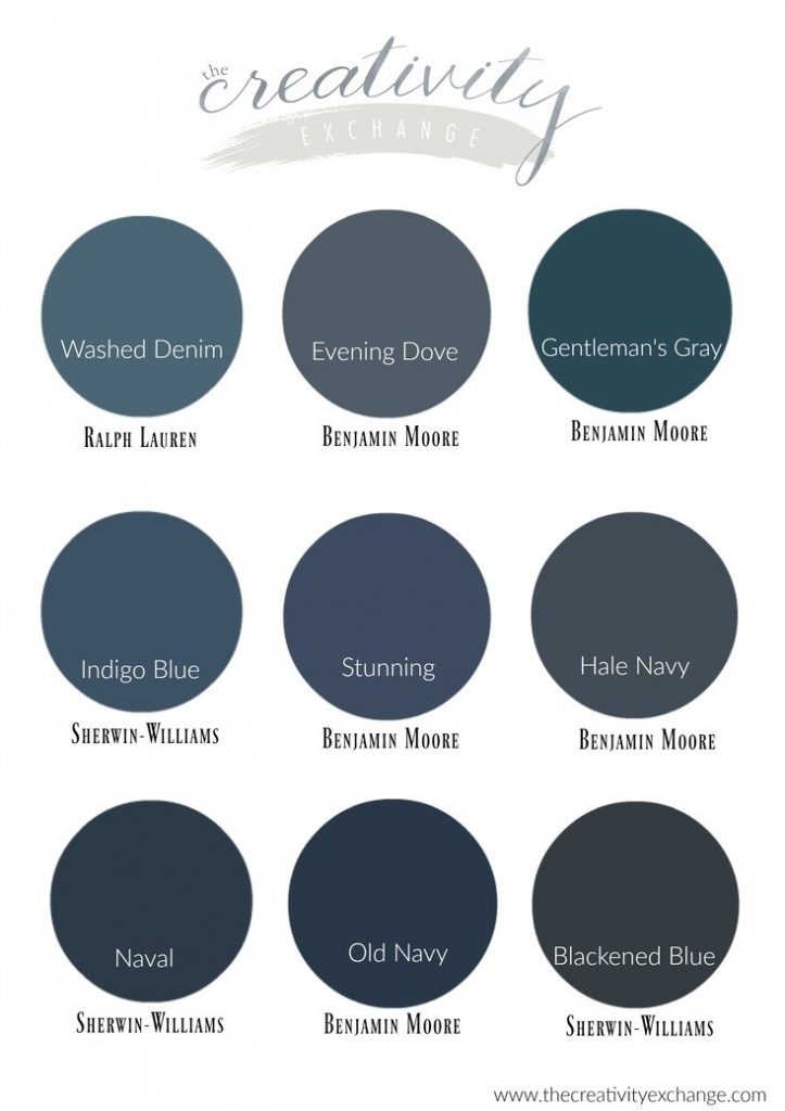 The Best Navy Blue Paint Colors