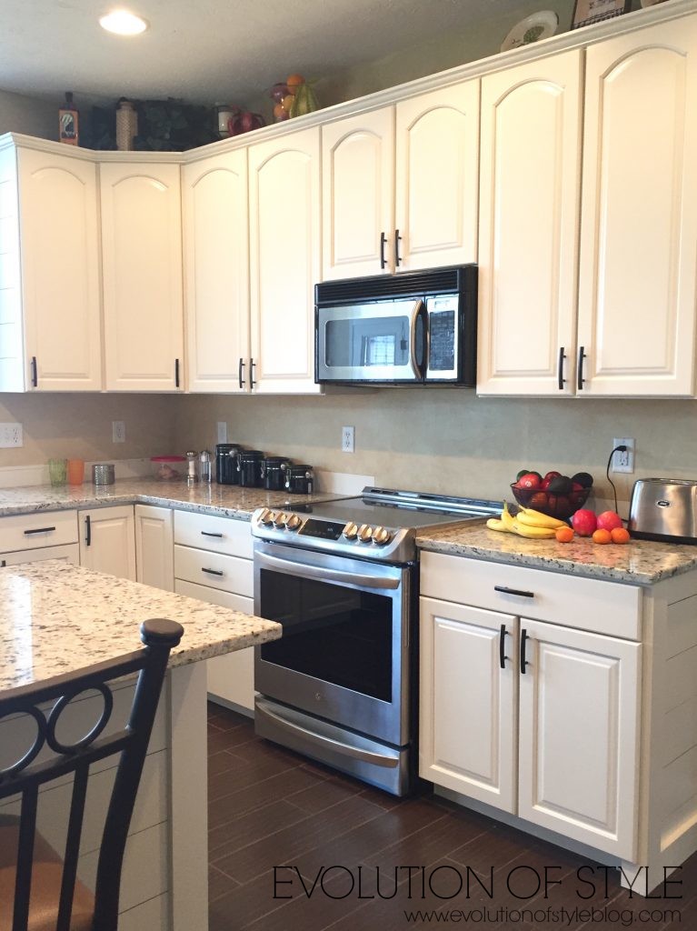 Painted White Kitchen Cabinets