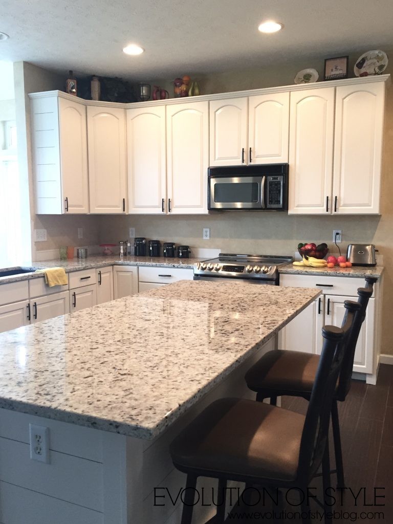 Painted White Kitchen 