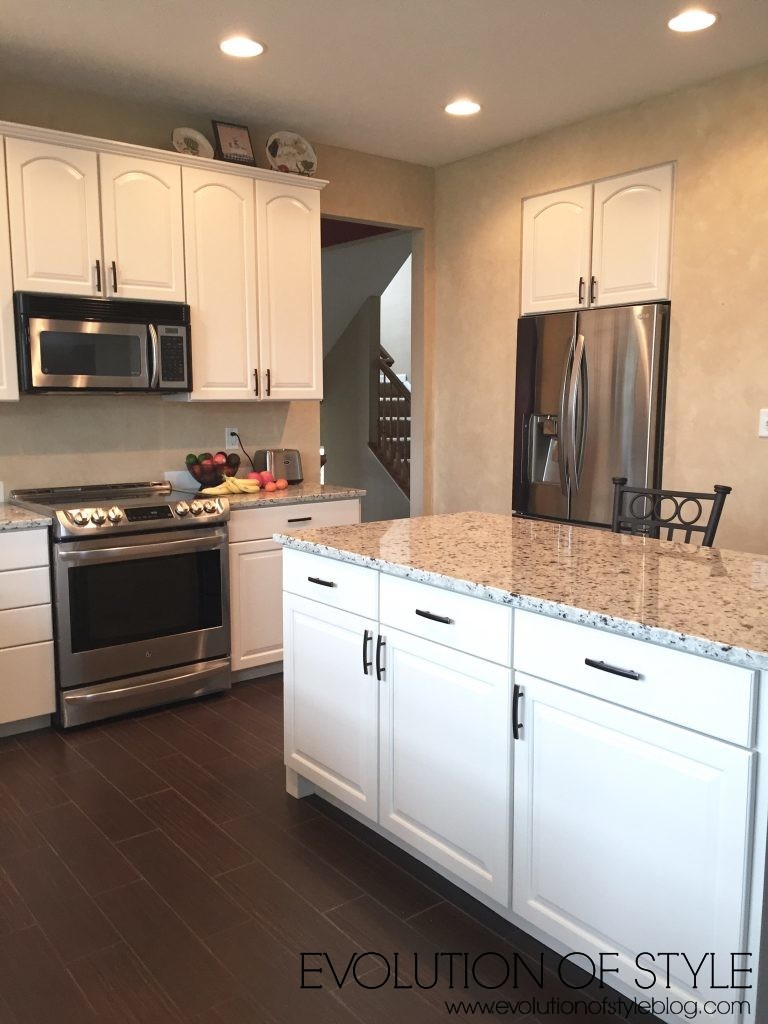 Painted White Kitchen Cabinets