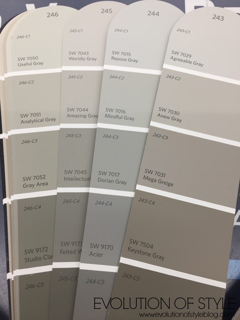 Sherwin Williams Gray Colors