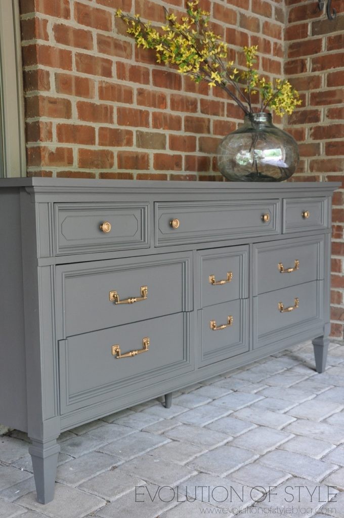 Dresser Transformed with Amy Howard's One Step Paint - Evolution of Style