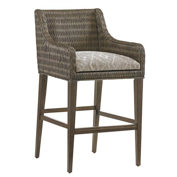 The Hunt for the Perfect Barstool - Wayfair woven barstool