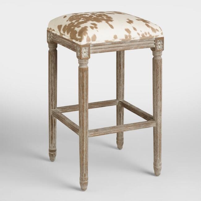 The Hunt for the Perfect Barstool - World Market Backless Barstool