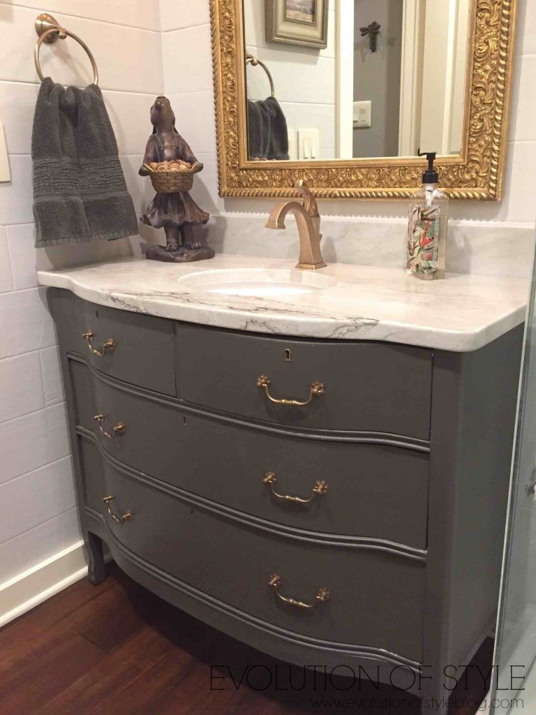 Gray Dresser Vanity