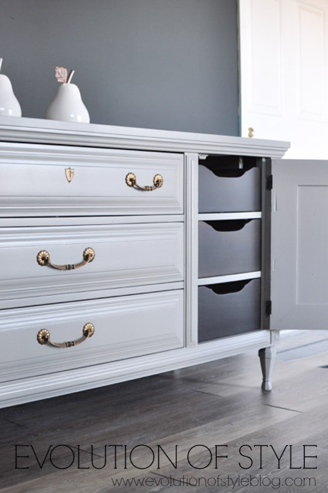 RePurpose Painted Dresser in Flannel Gray