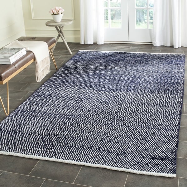 Safavieh-Hand-Tufted-Boston-Navy-Cotton-Rug