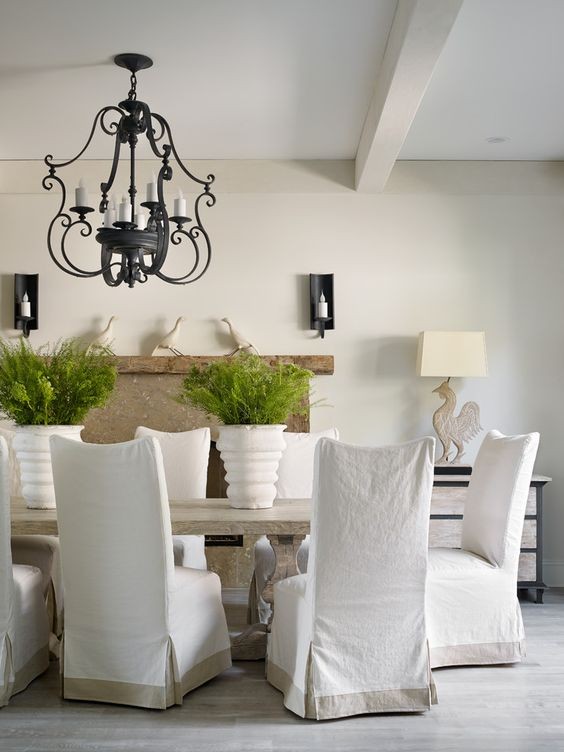 Slipcovered Dining Room Chairs