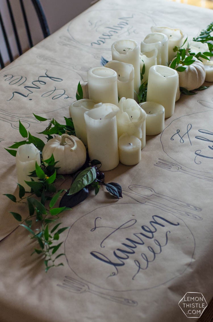 Thanksgiving Table Ideas - Lemon Thistle