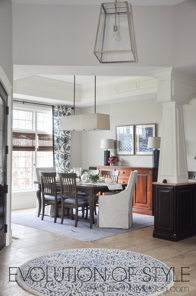 Navy Dining Room 