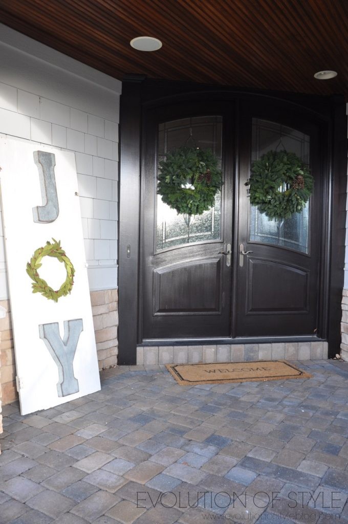 Outdoor Christmas Front Porch