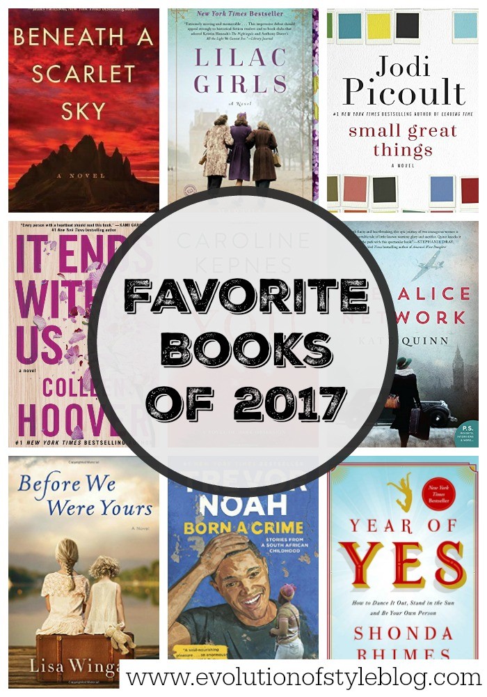 Evolution of Style: Favorite Books of 2017