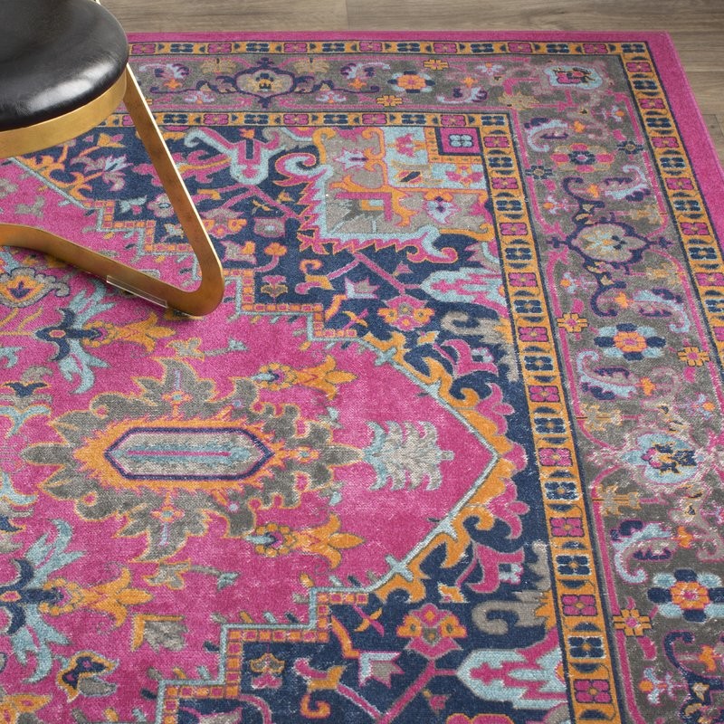 Fuscia Area Rug