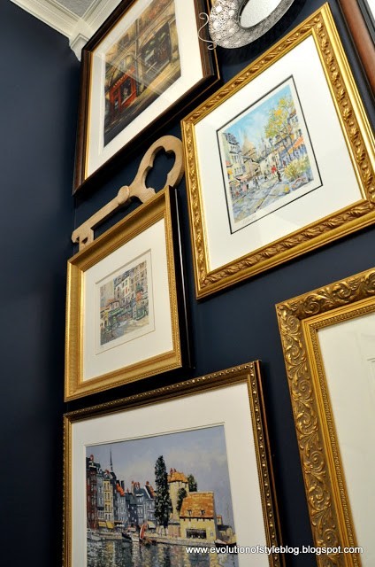 Gentleman's Gray Powder Room