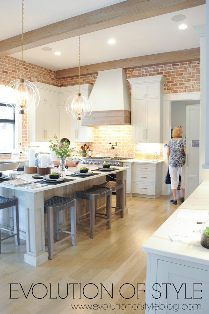 Exposed Brick Kitchen