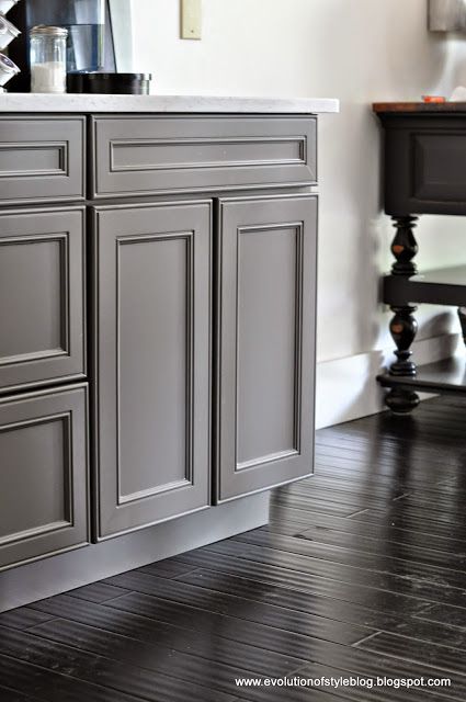 Sherwin Williams Favorite Paint Colors - Gauntlet Gray Cabinets