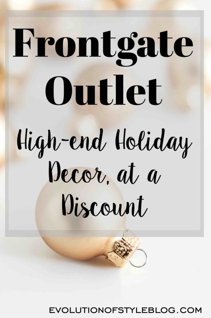 Frontgate Outlet: Holiday Decor at a Discount