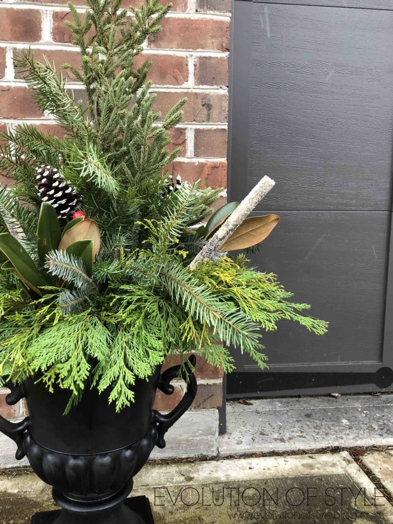 How to Make a Winter Porch Pot