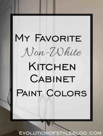 My Favorite Non-White Kitchen Cabinet Paint Colors
