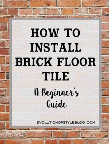 How to Install Brick Floor Tile in Your Home