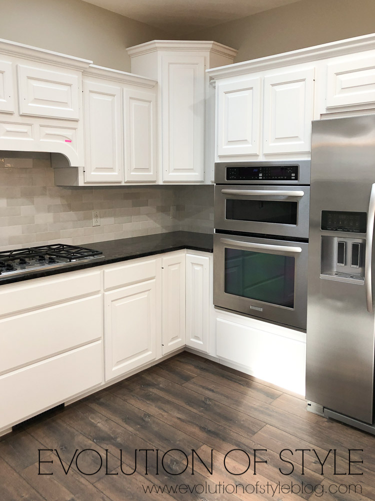 White Painted Cabinets