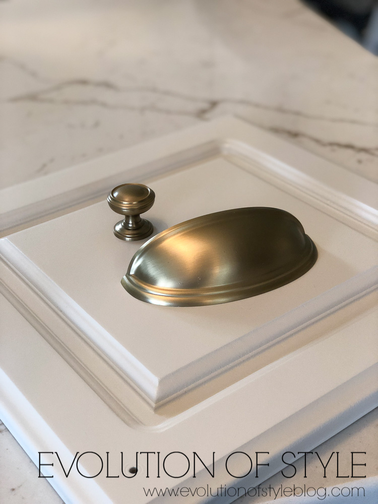 Brass Hardware with Quartz Counters